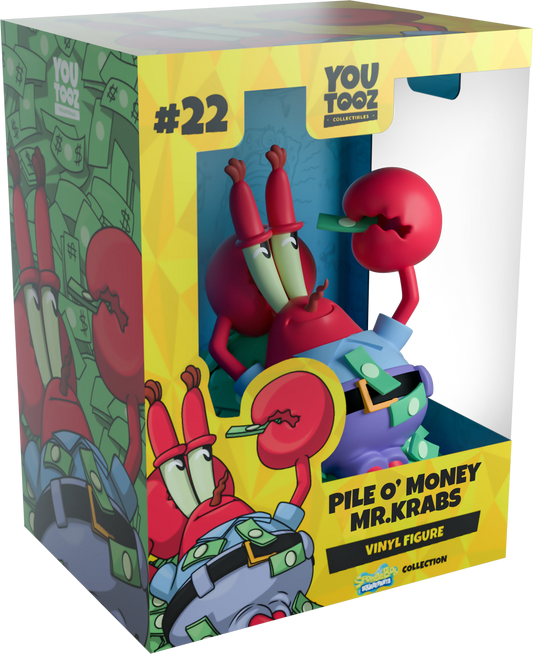 Youtooz Spongebob Squarepants Pile o'Money Mr. Krabs Vinyl Figure
