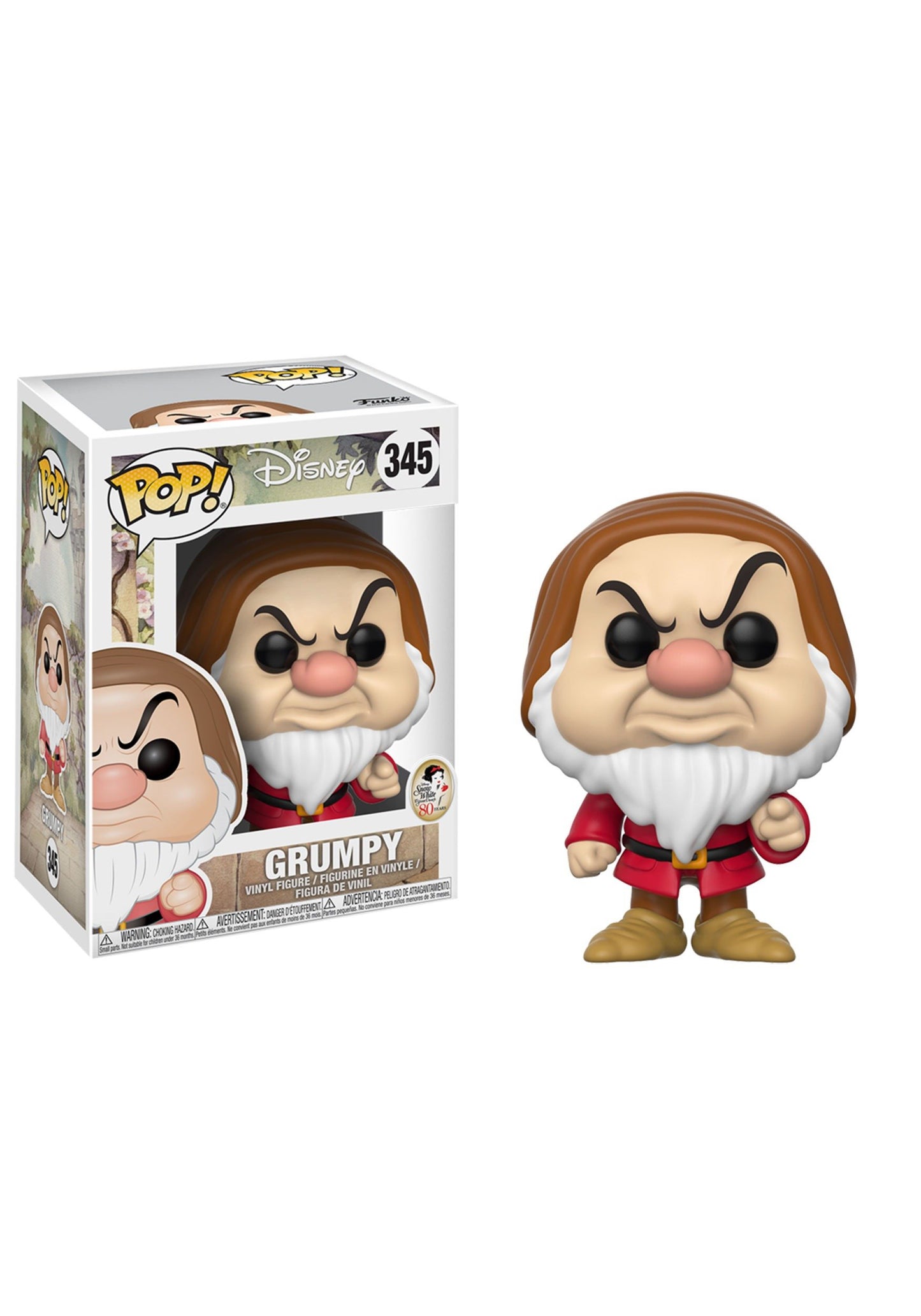 Funko Pop! Disney Snow White Grumpy 345 Vinyl Figure