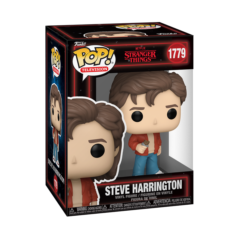 COMING SOON! Funko Pop! Stranger Things Steve Harrington #1779 Vinyl Figure