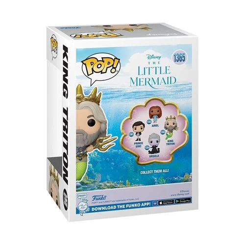 Funko Pop Disney The Little Mermaid King Triton #1365 Vinyl Figure