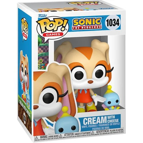 Funko Pop Games - Sonic the Hedgehog Cream with Cheese # 1034 Vinyl Figure