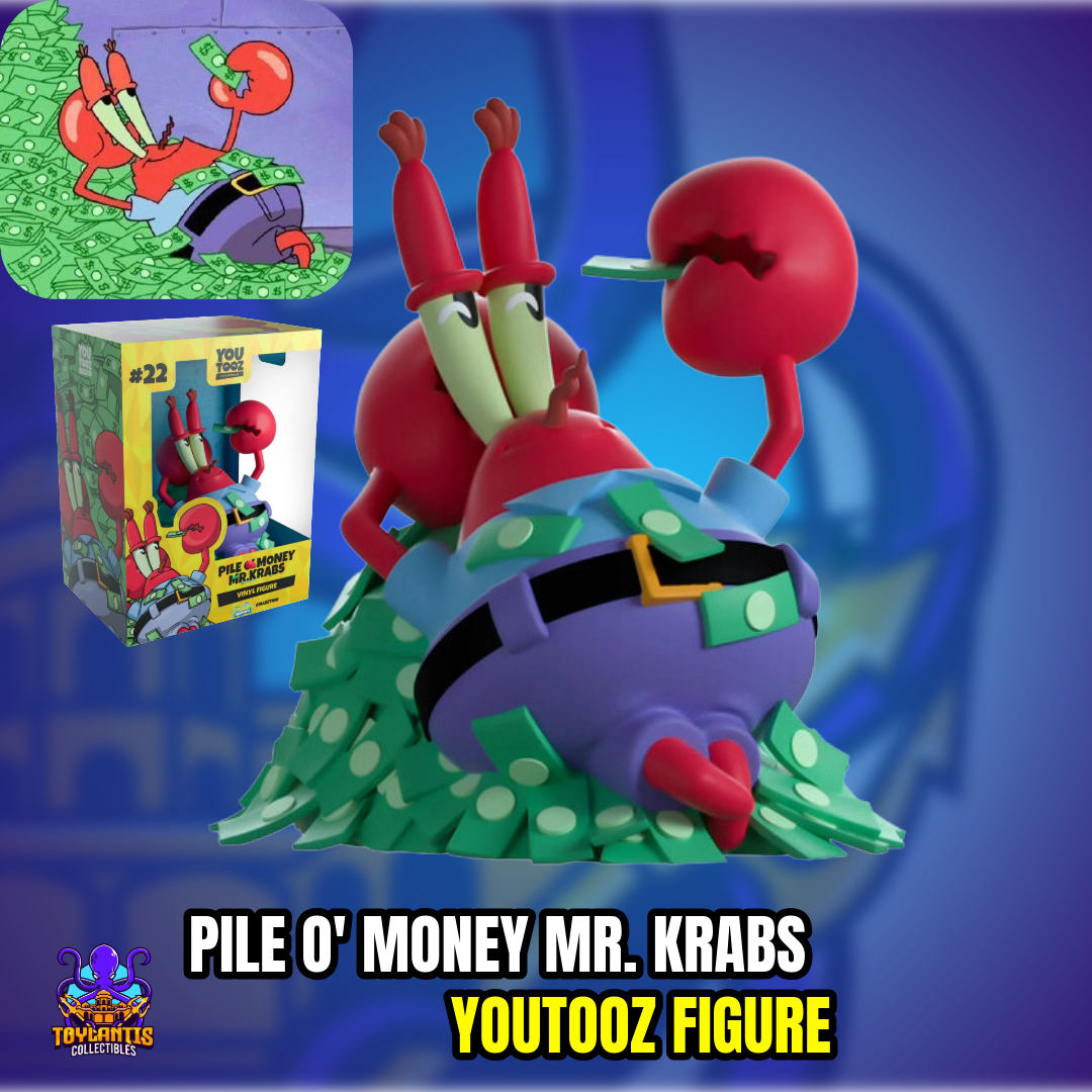 Youtooz Spongebob Squarepants Pile o'Money Mr. Krabs Vinyl Figure
