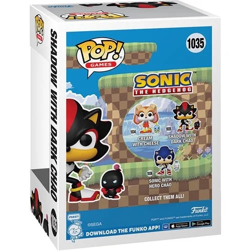 Funko Pop Games Shadow with Chao #1035 Vinyl Figure