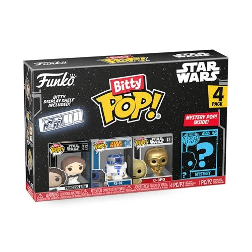 Funko Bitty Pop 4 Pack Star Wars Princess Leia