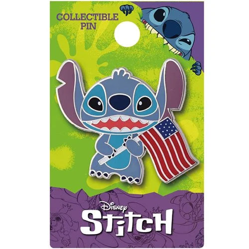Disney Lilo & Stitch 4th of July Stitch Collectible Enamel Pin