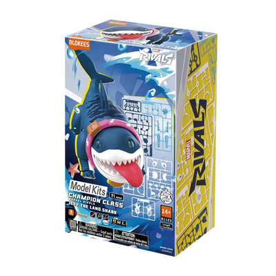 Blockees Marvel Rivals Jeff the Land Shark Champion Class Model Kit