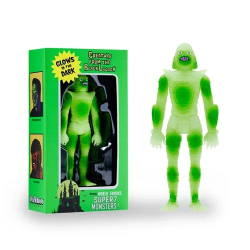 Super7 Monsters - (Super She) Creature From the Black Lagoon - Glow in the Dark Reaction Figure EE Exclusive