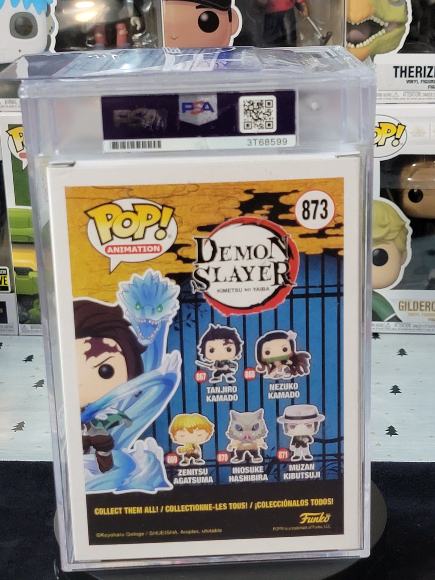 Demon Slayer - Tanjiro Kamado 873 GITD - 'Zach Aguilar' Autographed - Kyle's Funko Pop Shop N' More