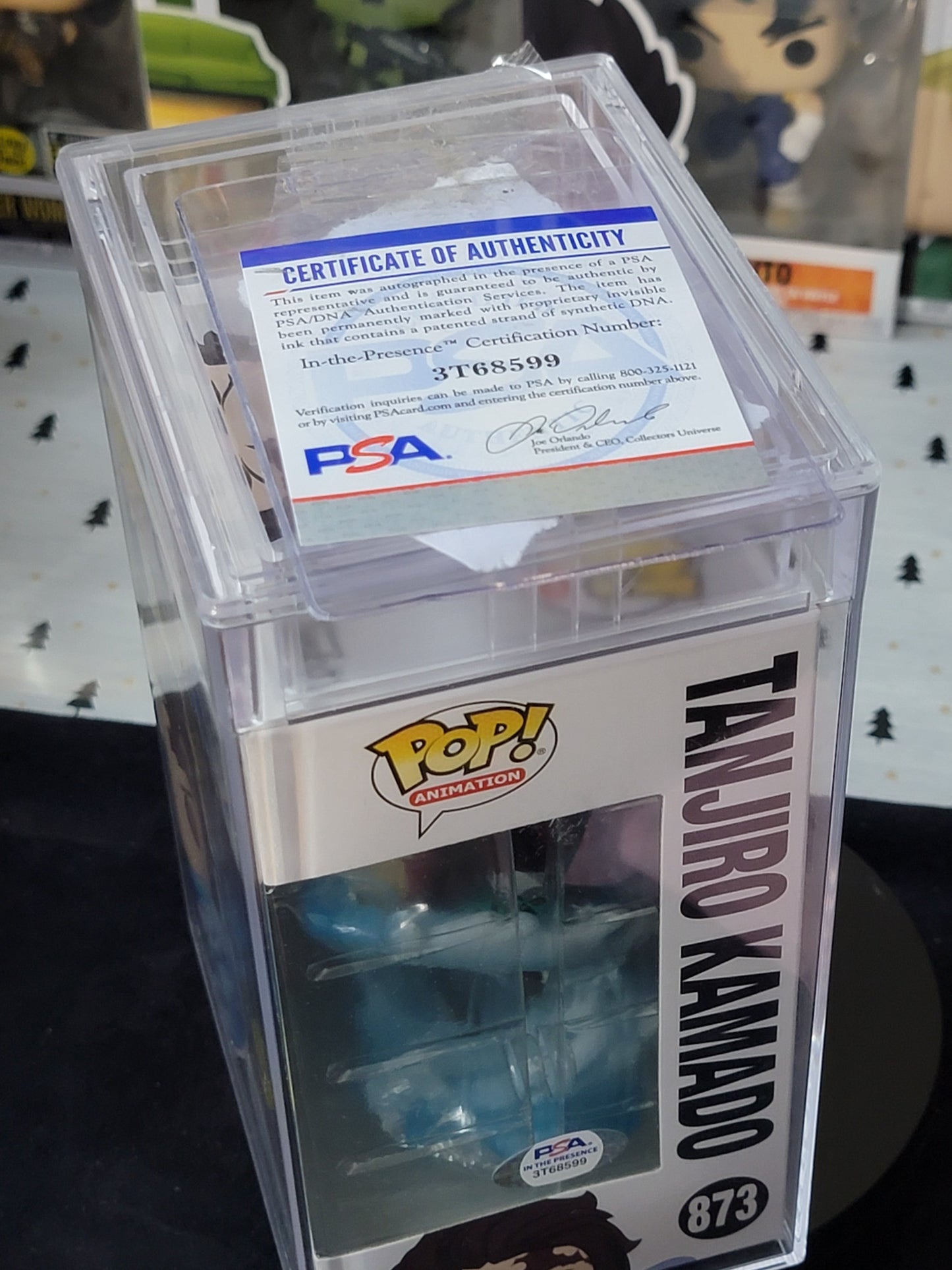 Demon Slayer - Tanjiro Kamado 873 GITD - 'Zach Aguilar' Autographed - Kyle's Funko Pop Shop N' More