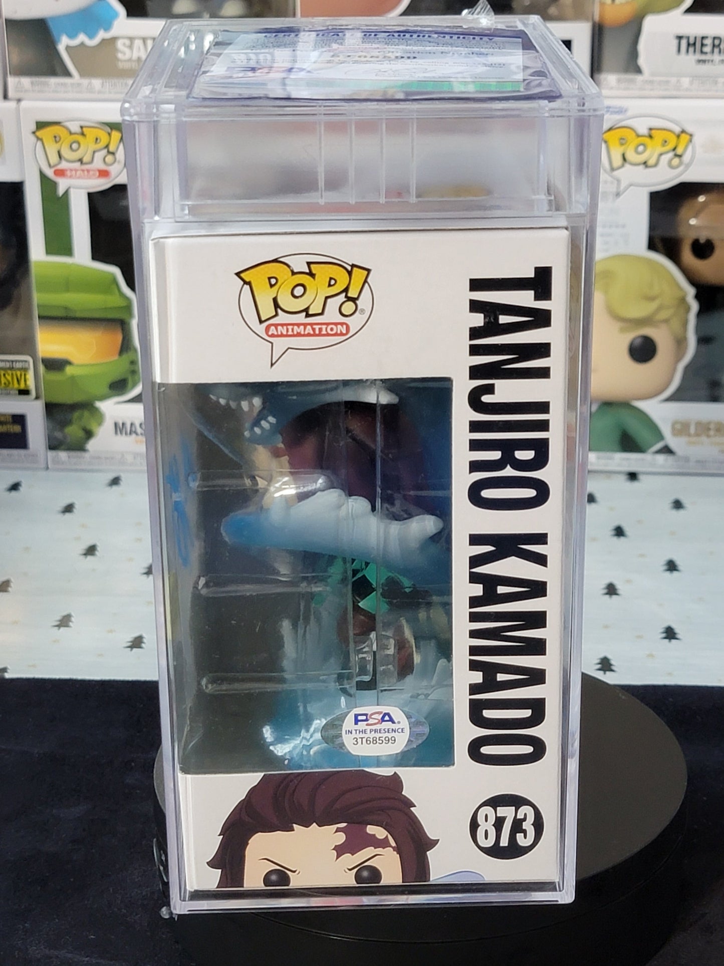 Demon Slayer - Tanjiro Kamado 873 GITD - 'Zach Aguilar' Autographed - Kyle's Funko Pop Shop N' More