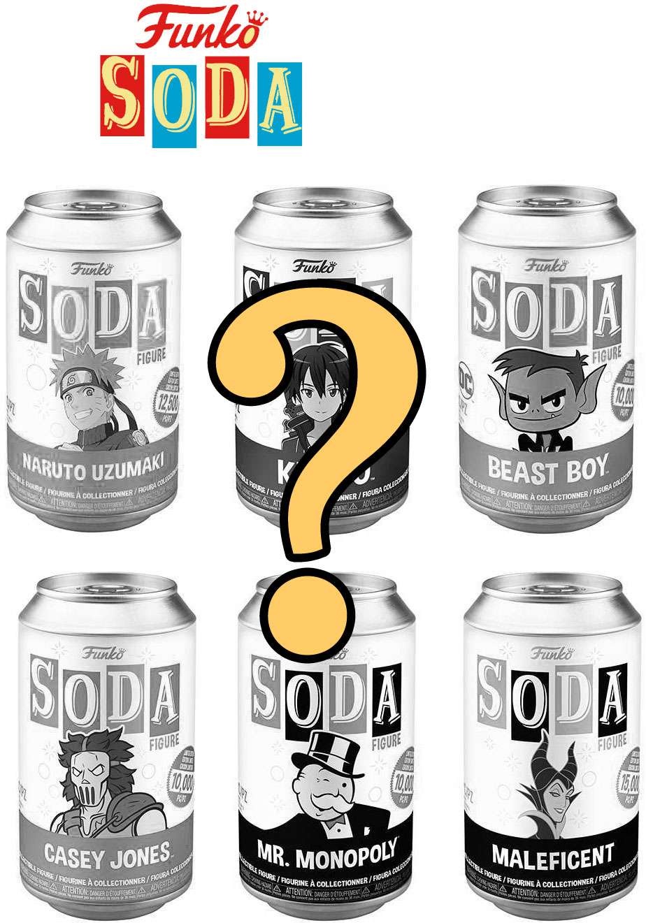 Mystery Common Funko Soda Figure