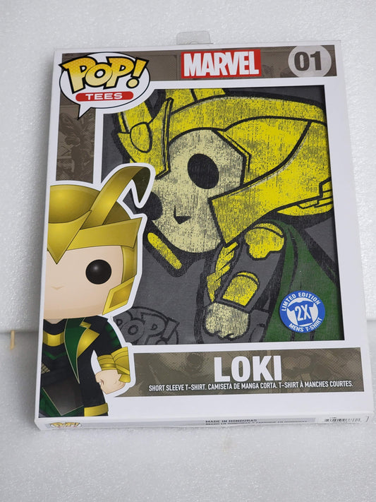 FunkoMarvel - Loki 01 Funko Pop TEE!Kyle's Funko Pop Shop N' More