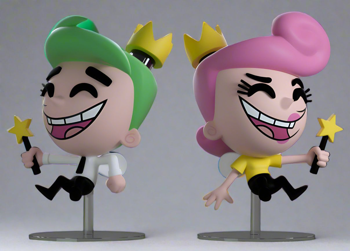 Youtooz Nickelodeon Fairly Odd-Parents Cosmo & Wanda 2 Pack Vinyl Figure