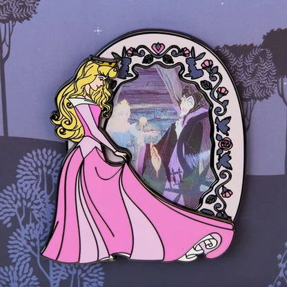 Loungefly Disney Sleeping Beauty Lenticular 3-Inch Collectible Enamel Pin