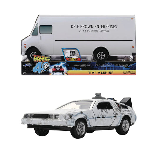 Hollywood Rides Back to the Future 40th Anniversary 1:32 Scale FROST FINISH Die Cast Metal Vehicle
