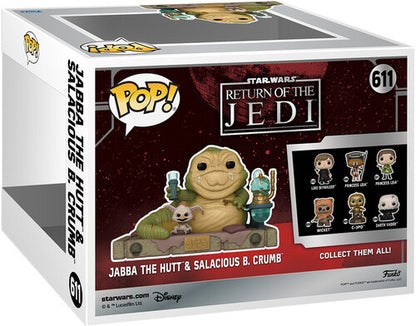 Star Wars - Return of the Jedi - Jabba the Hutt with Salacious 661 Funko Pop Deluxe