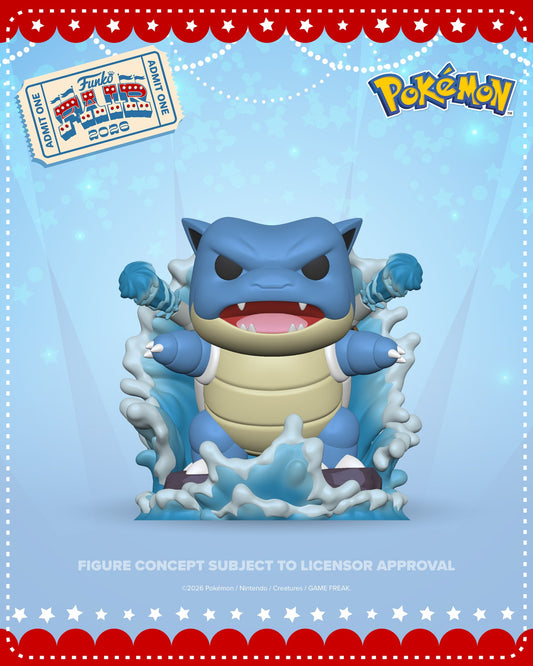 COMING SOON! Funko Pop! Pokemon Blastoise Premium Vinyl Figure
