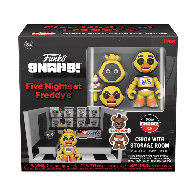 Funko SNAPS Five Nights at Freddy's Storage Room with Chica Playset