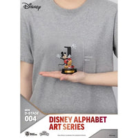 Disney Alphabet Series MDS-004 Mini Disney Stage Statue Blind Box