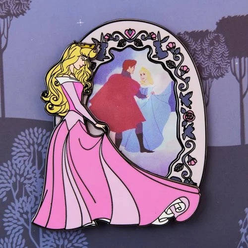 Loungefly Disney Sleeping Beauty Lenticular 3-Inch Collectible Enamel Pin