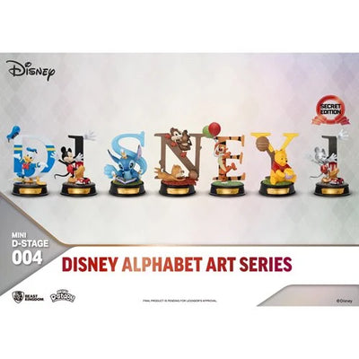 Disney Alphabet Series MDS-004 Mini Disney Stage Statue Blind Box