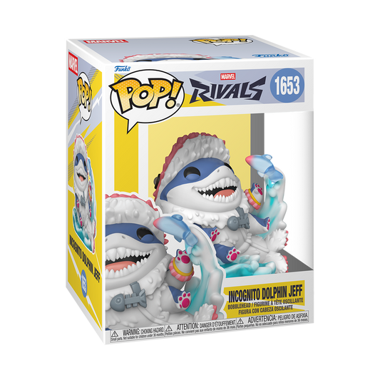 Funko Pop Marvel Rivals Jeff Incognito Dolphin Premium Vinyl Figure
