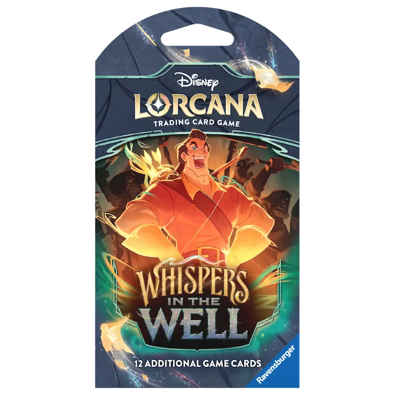 Disney Lorcana TCG Whispers in the Well Sleeved Booster Pack