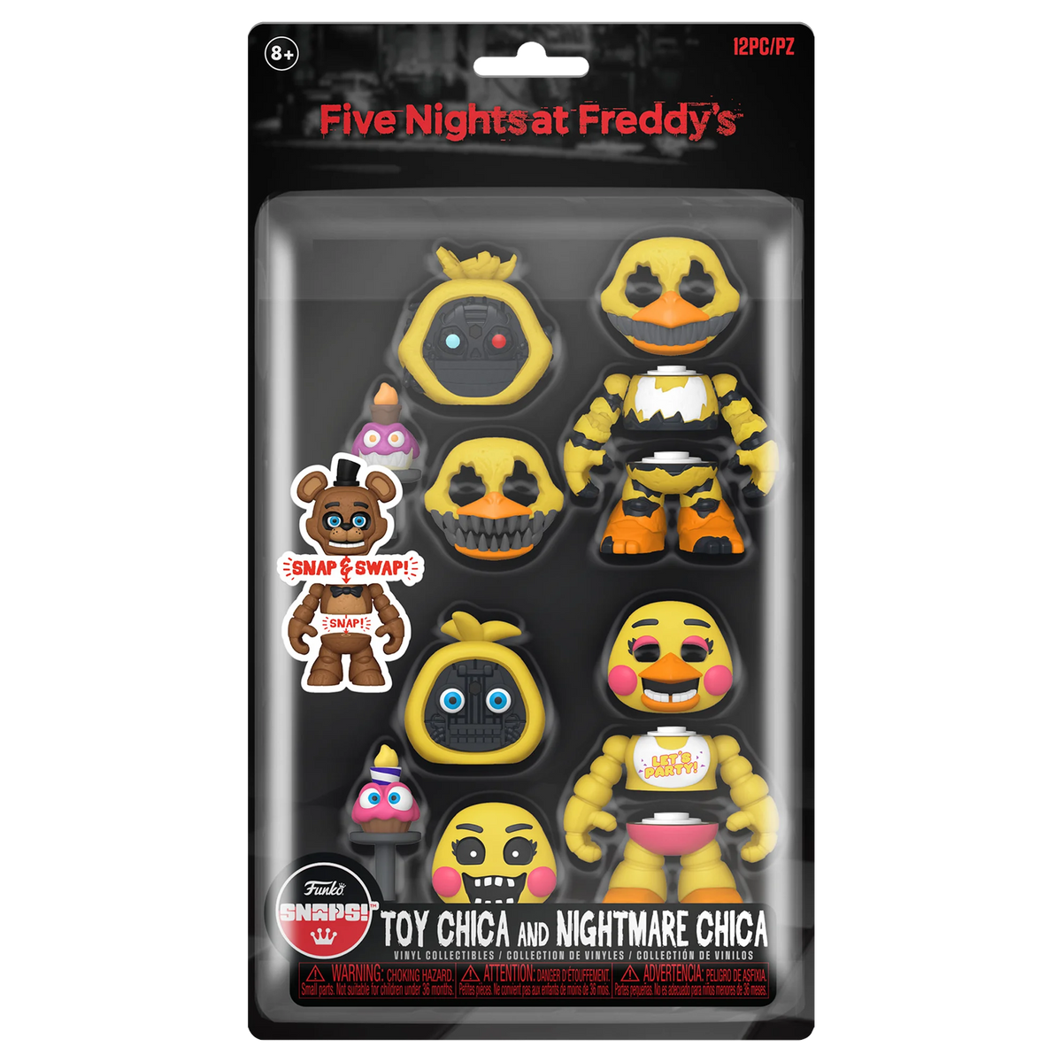 FNAF - Toy Chica & Nightmare Chica 2 Pack FUNKO SNAPS FIGURE