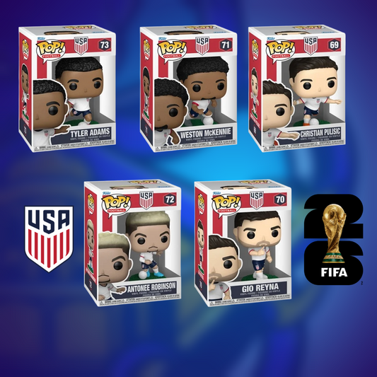 Set of 5 Funko Pop! Sports 2026 World Cup USA Team USMNT Vinyl Figure Set