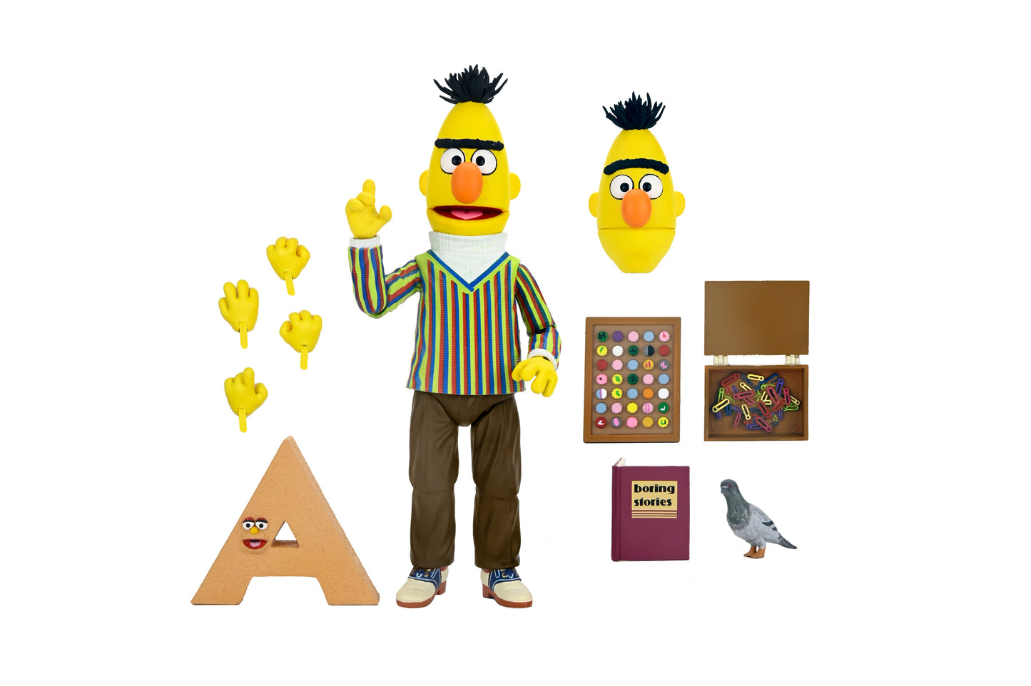 NECA Ultimate Sesame Street BERT 7" Action Figure