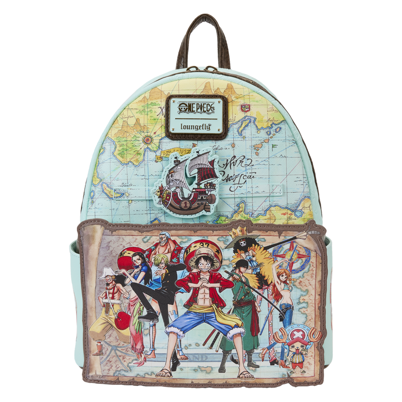 One Piece 25th Anniversary Straw Hat Pirates Loungefly Mini Backpack