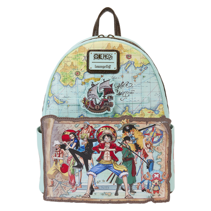 One Piece 25th Anniversary Straw Hat Pirates Loungefly Mini Backpack