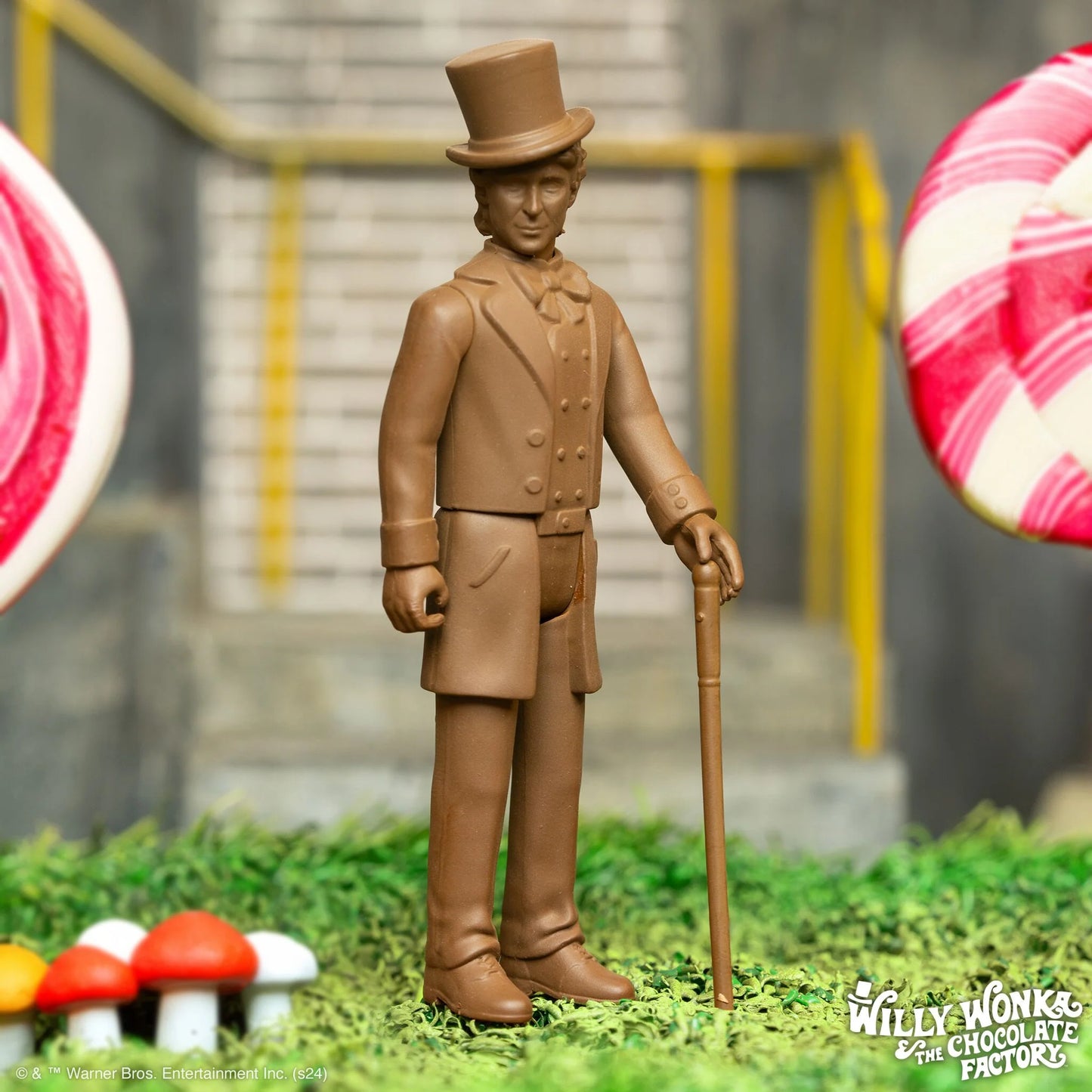 Willy Wonka in Wonka Bar Reaction Figure by Super7 ( SDCC24 )