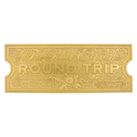 The Polar Express 24k Gold Plated Train Ticket