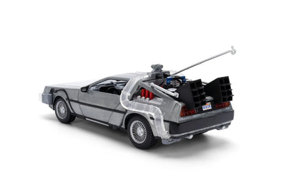 COMING SOON! Hollywood Rides Back to the Future Time Machine 40th Anniversary 1:24 Scale Die Cast Metal Vehicle