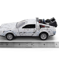 Hollywood Rides Back to the Future 40th Anniversary 1:32 Scale FROST FINISH Die Cast Metal Vehicle
