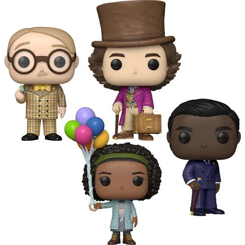 Wonka - Complete Set of 4 Funko Pop Bundle