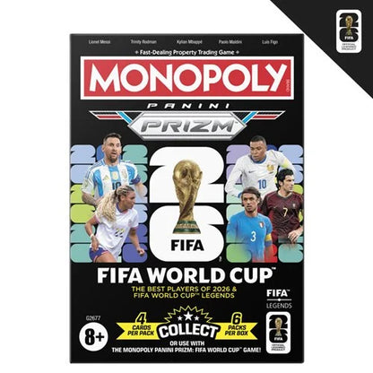 Monopoly Panini Prizm FIFA World Cup Soccer Trading Cards Blaster Box