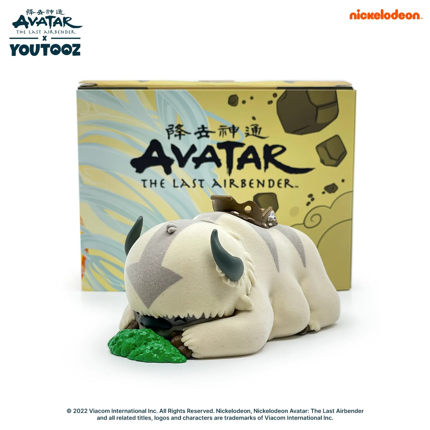 YouTooz Avatar The Last Airbender Collection Appa Hiding Flocked Vinyl Figure