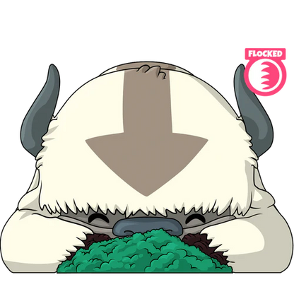 YouTooz Avatar The Last Airbender Collection Appa Hiding Flocked Vinyl Figure