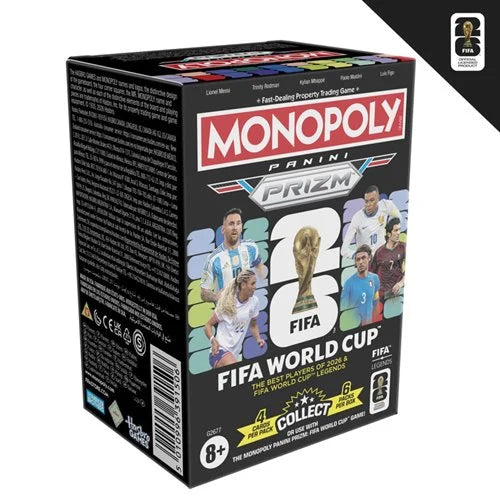 TCG Monopoly Panini Prizm FIFA World Cup Soccer Trading Cards Booster Box