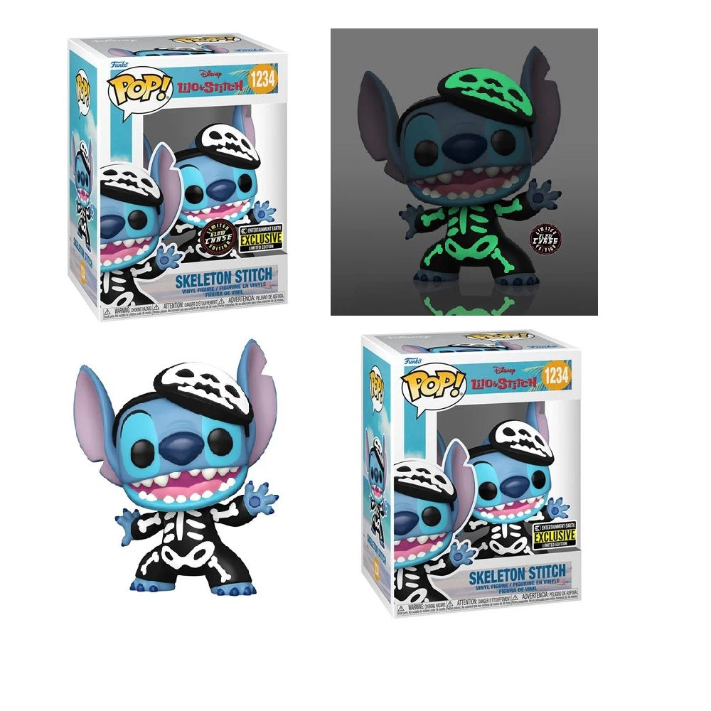 Funko Pop Disney Lilo & Stitch Skeleton Stitch #1234 Vinyl Figure ( Choice of Variation )