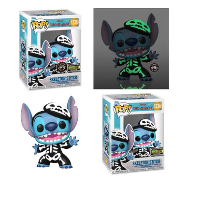 Funko Pop Disney Lilo & Stitch Skeleton Stitch #1234 Vinyl Figure ( Choice of Variation )