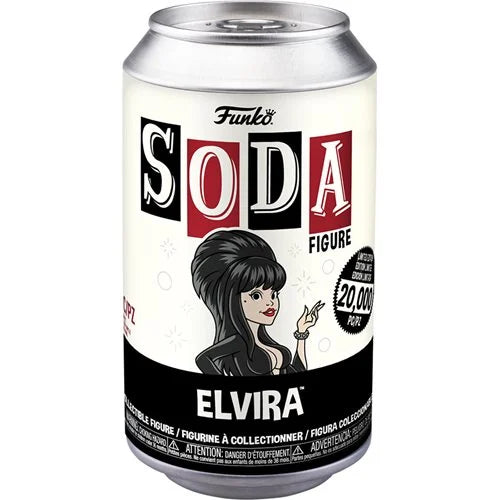 Elvira Vinyl Figure Funko Soda EE Exclusive