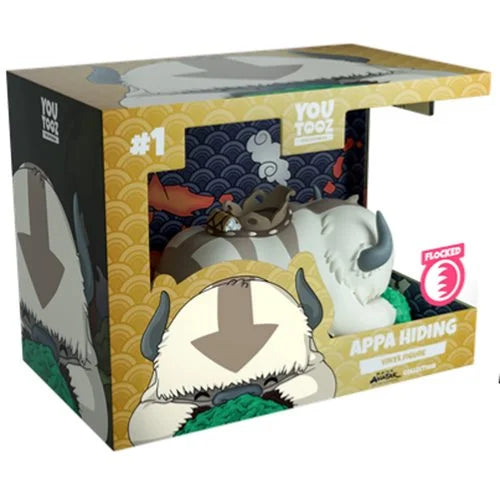 YouTooz Avatar The Last Airbender Collection Appa Hiding Flocked Vinyl Figure