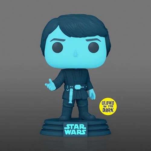 Star Wars : Holographic Luke Skywalker #615 GITD Funko Pop