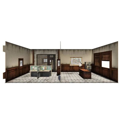 Extreme Sets - Police Station Pop-Up 1:18 Scale Diorama