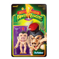 Super7 Pudgy Pig Mighty Morphin' Power Rangers ReAction Figure