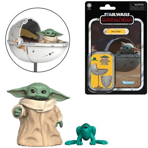 Star Wars The Mandalorian - The Child Grogu Figure with Pram - Hasbro  Kyle's Funko Pop Shop N' More